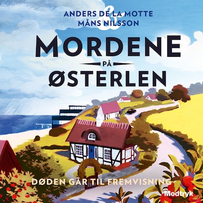 Døden går til fremvisning – omslag til lydbogen af Anders de la Motte, Måns Nilsson