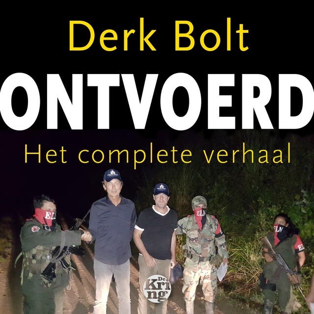 Ontvoerd – omslag van het luisterboek van Derk Bolt