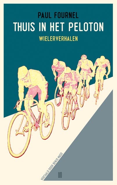 Thuis in het peloton – omslag van het luisterboek van Paul Fournel