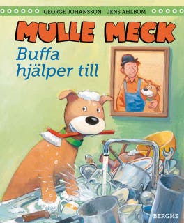 Mulle Meck: Buffa hjälper till – omslag till ljudboken av George Johansson