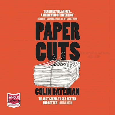 Papercuts – omslag til lydbogen af Colin Bateman