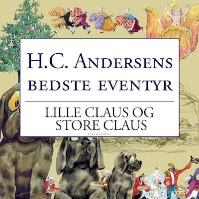 Lille Claus og store Claus – omslag til lydbogen af H. C. Andersen, Hanne Leth