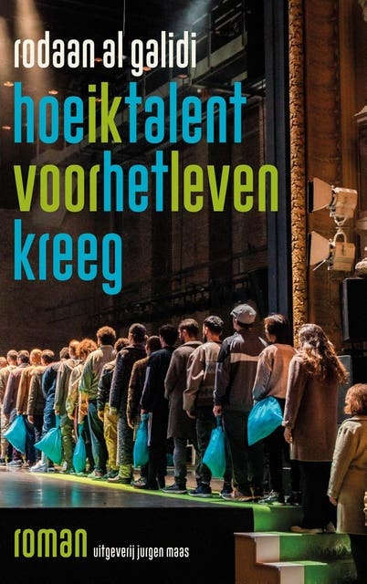 Hoe ik talent voor het leven kreeg – omslag van het luisterboek van Rodaan Al Galidi