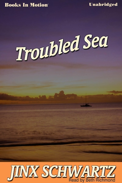 Troubled Sea – omslag til lydbogen af Jinx Schwartz
