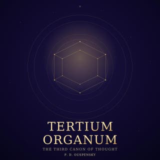 Tertium Organum: The Third Canon of Thought – omslag till ljudboken av P.D. Ouspensky