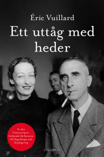 Ett uttåg med heder – omslag till ljudboken av Eric Vuillard