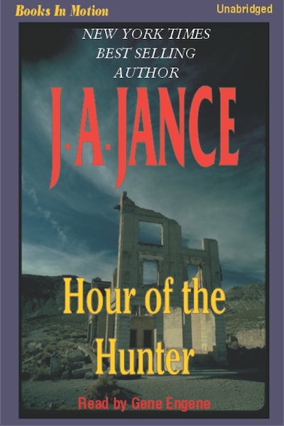 Hour of the Hunter – omslag til lydbogen af J A Jance