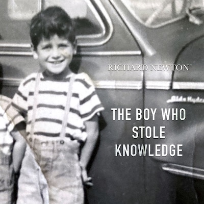 The Boy Who Stole Knowledge – omslag til lydbogen af Richard Newton