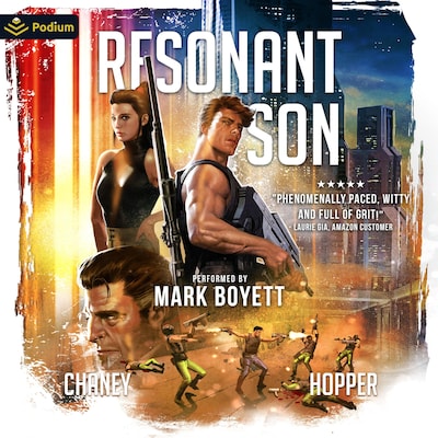 Resonant Son – omslag til lydbogen af J.N. Chaney, Christopher Hopper