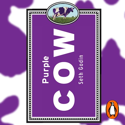 Purple Cow – omslag til lydbogen af Seth Godin