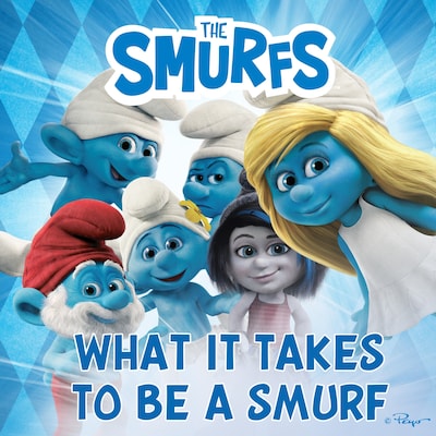 What It Takes to Be a Smurf – omslag til lydbogen af Peyo