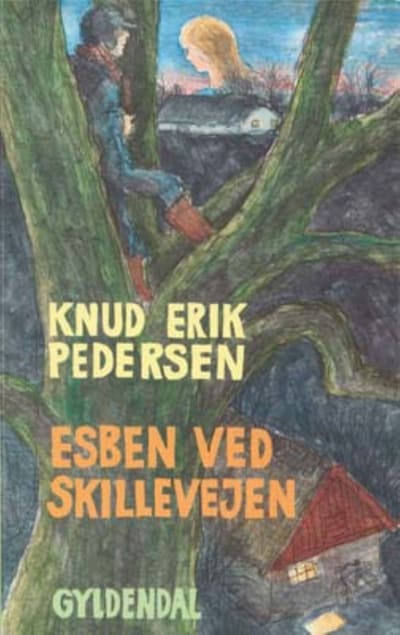 Esben ved skillevejen – omslag til lydbogen af Knud Erik Pedersen