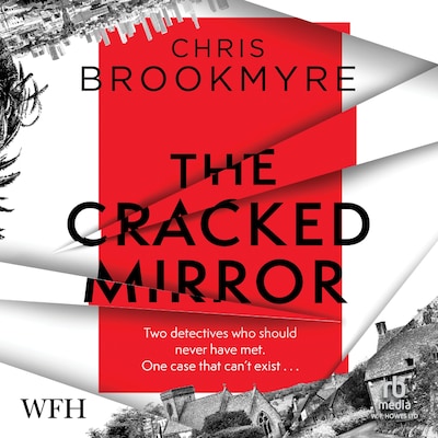 The Cracked Mirror – omslag til lydbogen af Chris Brookmyre