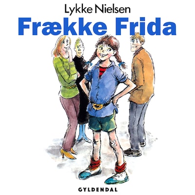Frække Frida – omslag til lydbogen af Lykke Nielsen