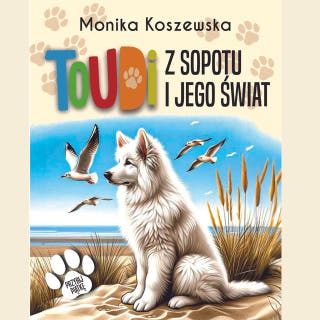 Toudi z Sopotu i jego świat – okładka audiobooka, autor Monika Koszewska