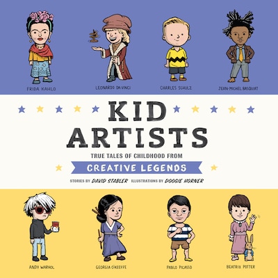Kid Artists – omslag til lydbogen af David Stabler
