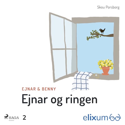 Ejnar og Benny 2. Ejnar og ringen – omslag til lydbogen af Skou Porsborg