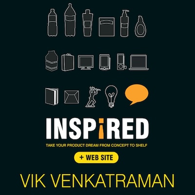 Inspired! – omslag til lydbogen af Vik Venkatraman