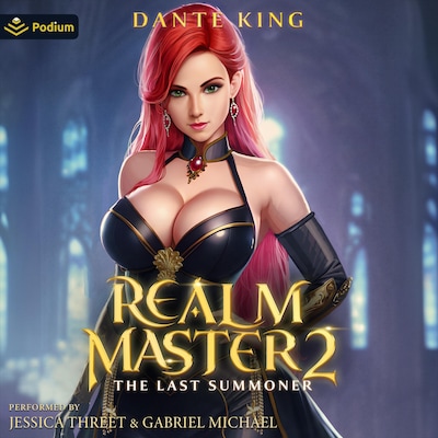 Realm Master 2: The Last Summoner – omslag til lydbogen af Dante King