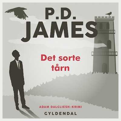 Det sorte tårn – omslag til lydbogen af P.D. James