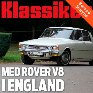 Med Rover V8 i England – omslag till ljudboken av Carl Legelius,Klassiker