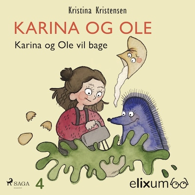 Karina og Ole 4 – omslag til lydbogen af Kristina Kristensen