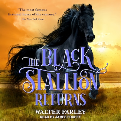 The Black Stallion Returns – omslag til lydbogen af Walter Farley