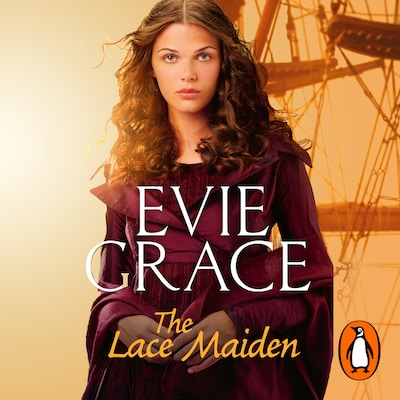 The Lace Maiden – omslag til lydbogen af Evie Grace