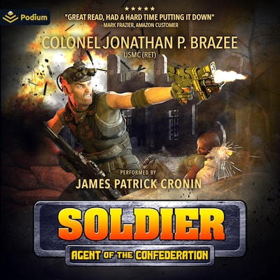 Soldier – omslag til lydbogen af Jonathan P. Brazee