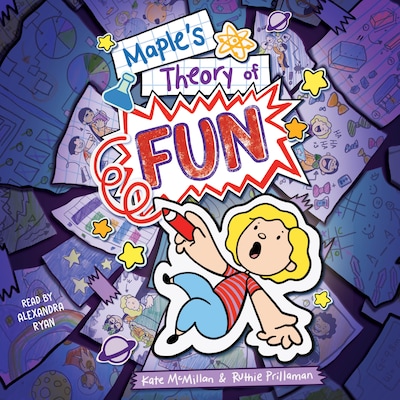 Maple's Theory of Fun – okładka audiobooka, autor Kate McMillan, Ruthie Prillaman