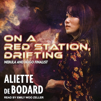 On a Red Station, Drifting – omslag til lydbogen af Aliette de Bodard