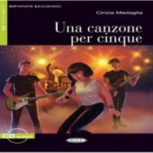 Una canzone per cinque – okładka audiobooka, autor Cinzia Medaglia