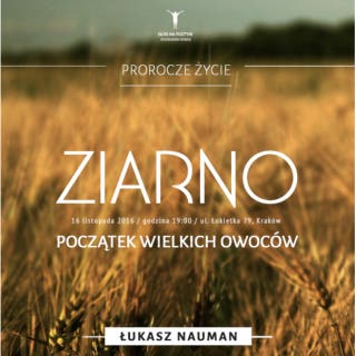 Ziarno - początek wielkich owoców – okładka audiobooka, autor Łukasz Nauman