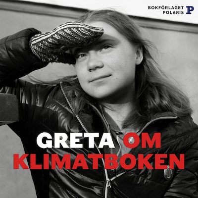 Greta om Klimatboken – omslag till ljudboken av Greta Thunberg