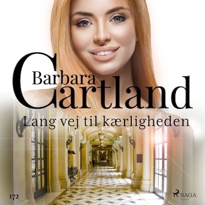 Lang vej til kærligheden – omslag til lydbogen af Barbara Cartland