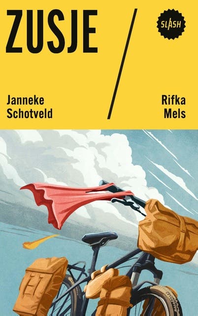 Zusje – omslag van het luisterboek van Janneke Schotveld,Rifka Mels