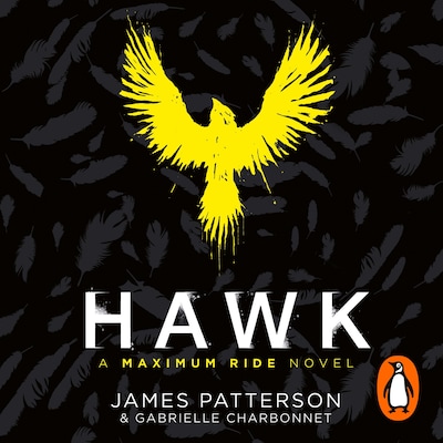 Hawk: A Maximum Ride Novel – omslag til lydbogen af James Patterson