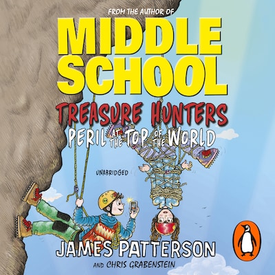 Treasure Hunters: Peril at the Top of the World – omslag til lydbogen af James Patterson