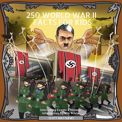 250 World War II Facts for Kids – omslag til lydbogen af Scott Matthews