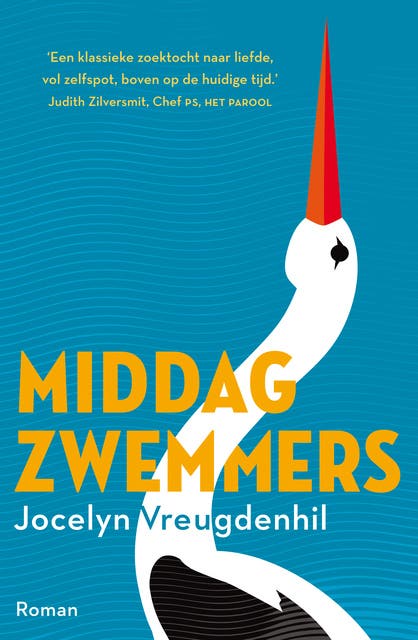 Middagzwemmers – omslag van het luisterboek van Jocelyn Vreugdenhil