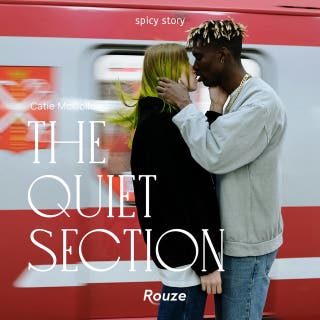 The quiet section – omslag till ljudboken av Caitie McCollow