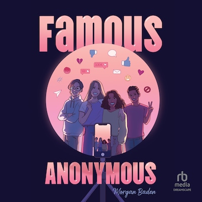 Famous Anonymous – omslag til lydbogen af Morgan Baden
