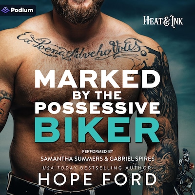 Marked by the Possessive Biker – omslag til lydbogen af Hope Ford