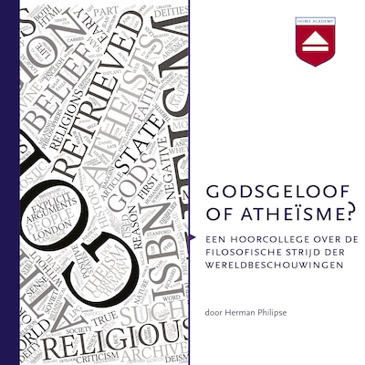 Godsgeloof of atheïsme? – omslag van het luisterboek van Herman Philipse