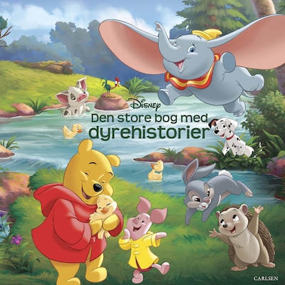 Den store bog med dyrehistorier – omslag til lydbogen af Disney