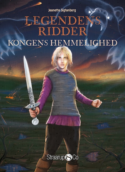 Legendens ridder – Kongens hemmelighed – omslag til lydbogen af Jeanette Sigtenborg