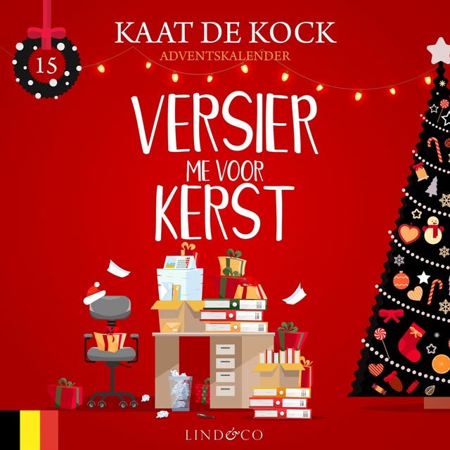 Versier me voor Kerst (15) - Vlaams gesproken – omslag van het luisterboek van Kaat De Kock