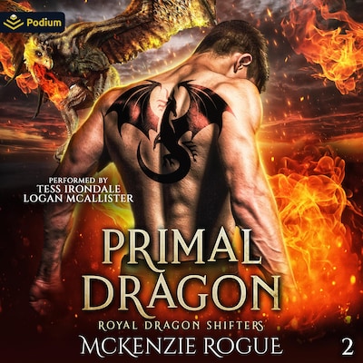 Primal Dragon – omslag til lydbogen af McKenzie Rogue