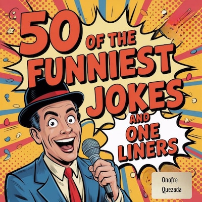 50 of the Funniest Jokes and One Liners – omslag til lydbogen af Onofre Quezada