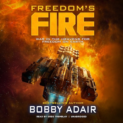 Freedom’s Fire – omslag til lydbogen af Bobby Adair